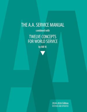BM-31 The A.A. Service Manual (Soft Cover) BM-31 The A.A. Service Manual/Twelve Concepts for World Service 2024-2026 (Soft Cover)