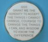 01 Year Medallion White Sparkle Tri-Plate