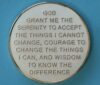 09 Year Medallion White Sparkle Tri-Plate
