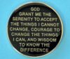 10 Year Medallion Black and Pearl Tri-Plate