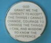 15 Year Medallion White Sparkle Tri-Plate