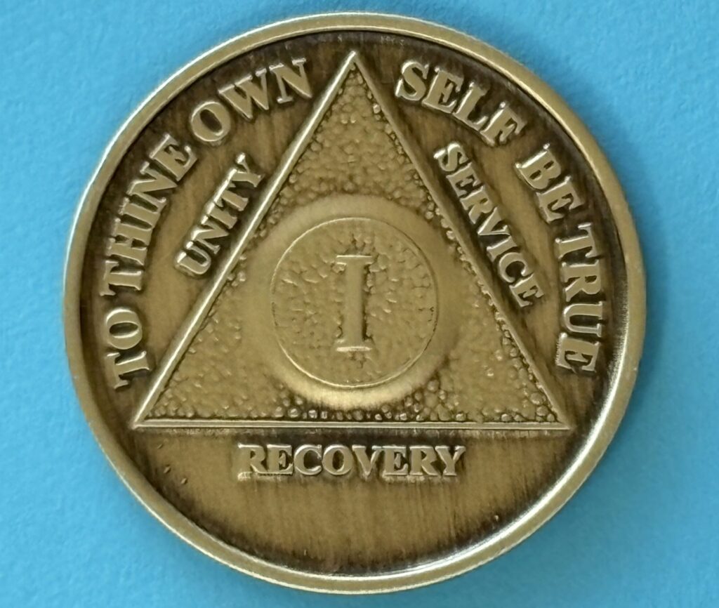 01 Year Bronze Medallion