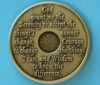 01 Year Bronze Medallion
