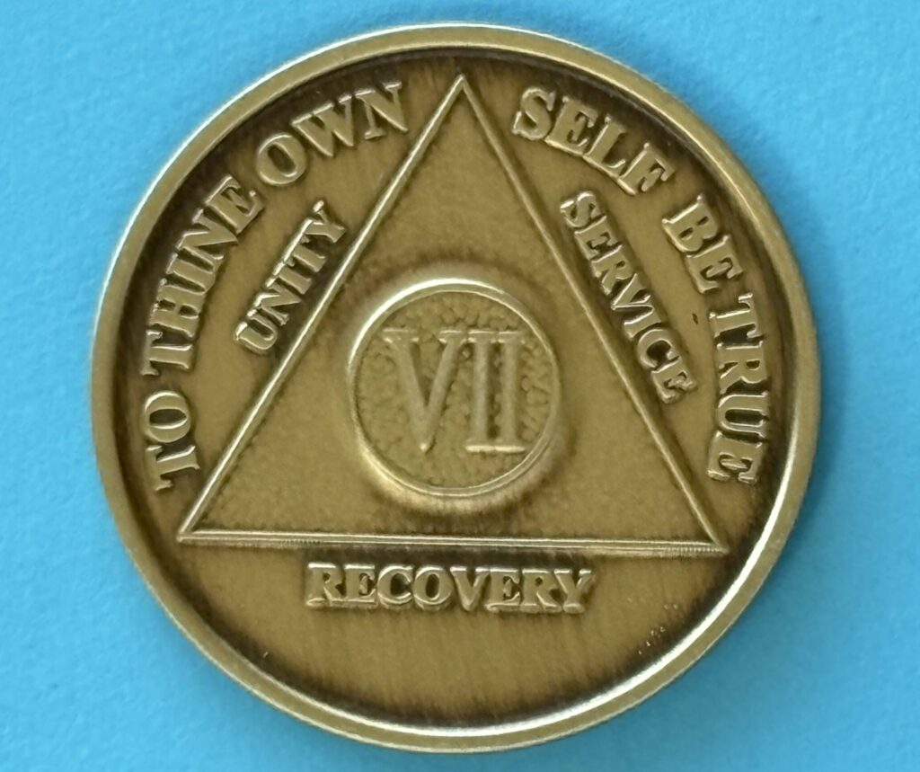 07 Year Bronze Medallion