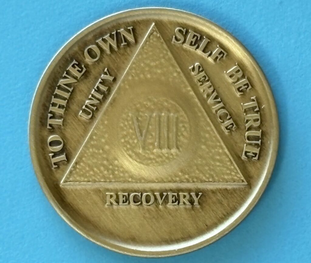 08 Year Bronze Medallion
