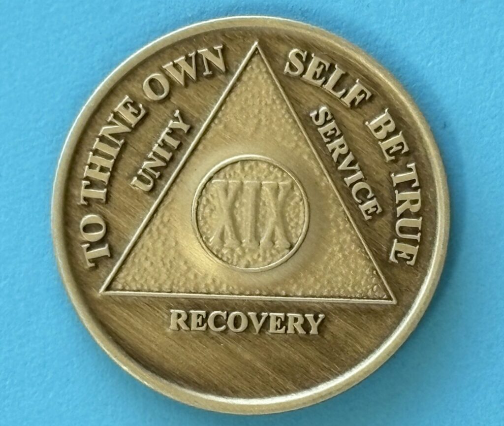 19 Year Bronze Medallion