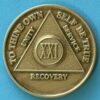 21 years bronze 21 Year Bronze Medallion