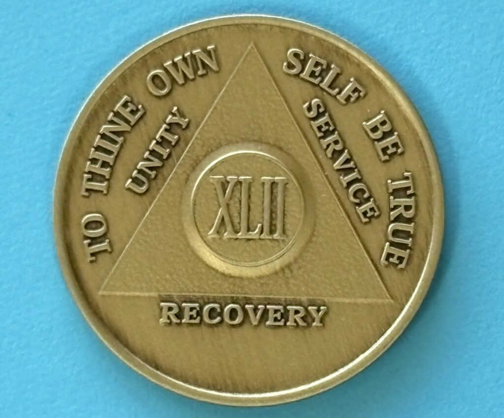 42 Year Bronze Medallion