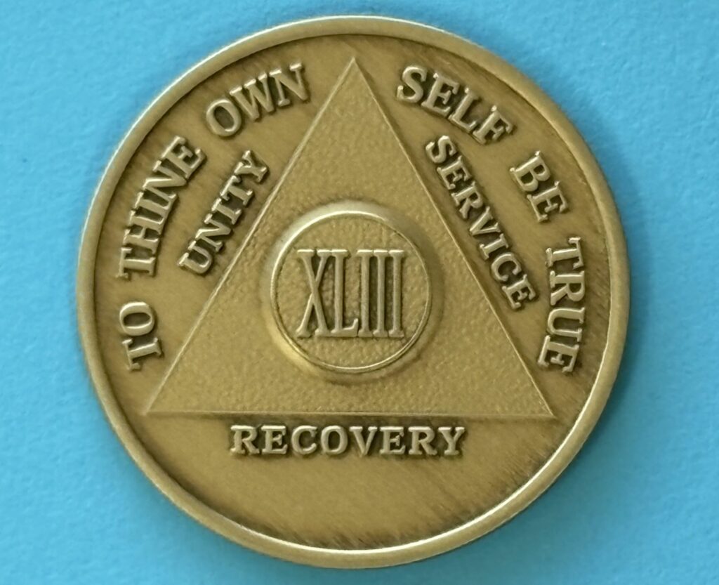 43 Year Bronze Medallion