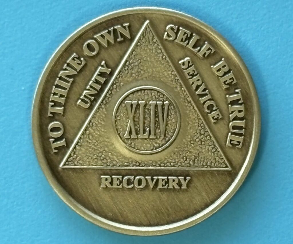 44 Year Bronze Medallion