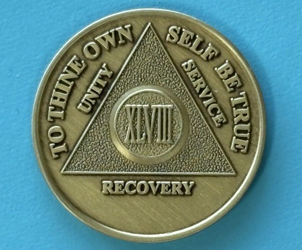 48 Year Bronze Medallion