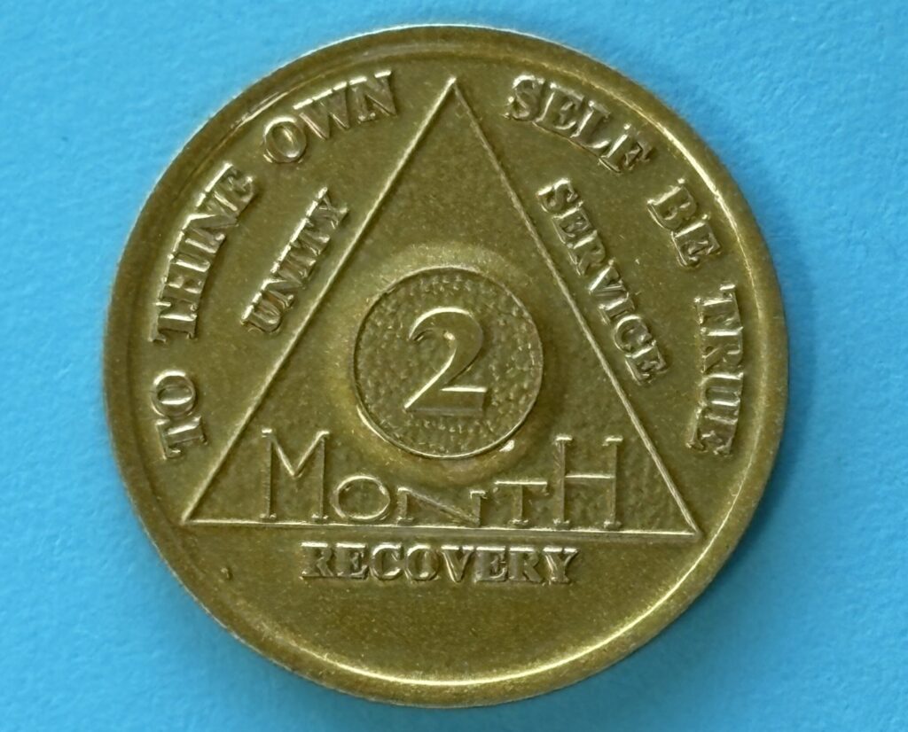 02 Month Aluminum Medallion