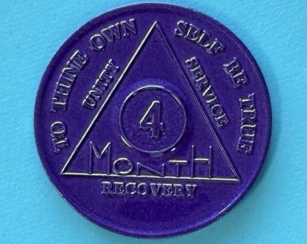 04 Month Aluminum Medallion