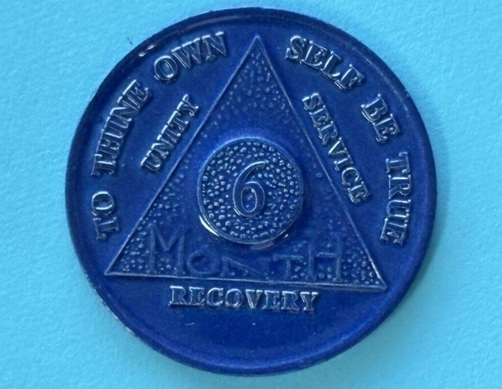 06 Month Aluminum Medallion