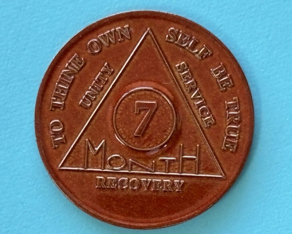 07 Month Aluminum Medallion