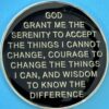 01 Year Medallion Blue and Pearl Tri-Plate
