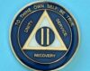 02 Year Medallion Blue and Pearl Tri-Plate