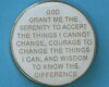 25 Year Medallion White Sparkle Tri-Plate