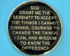 03 Year Medallion Black and Pearl Tri-Plate