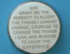 03 Year Medallion White Sparkle Tri-Plate