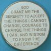04 Year Medallion White Sparkle Tri-Plate