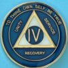 04 Year Medallion Blue and Pearl Tri-Plate
