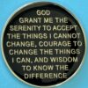 06 Year Medallion Blue and Pearl Tri-Plate